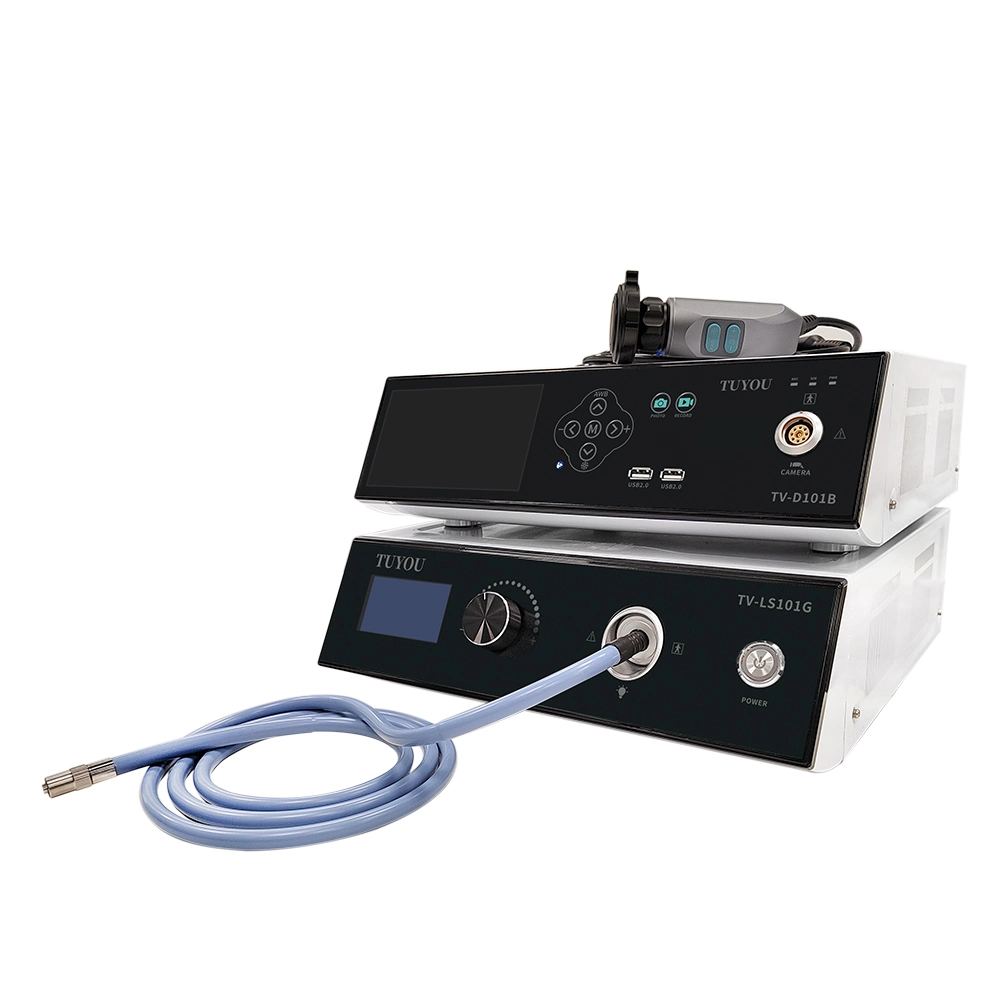 Tuyou Factory Price Portable High Brightness Endoscope 120W LED Cold Light Source for Endoscopy Camera