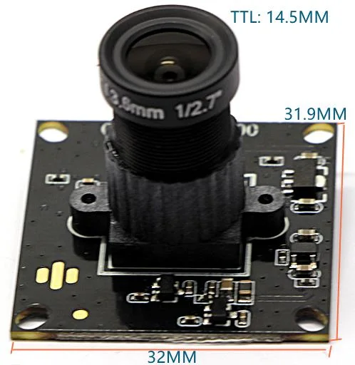 720p 60fps High Frame Rate Global Shutter USB 2.0 Interface Plug Play Camera Module for Industrial Camera