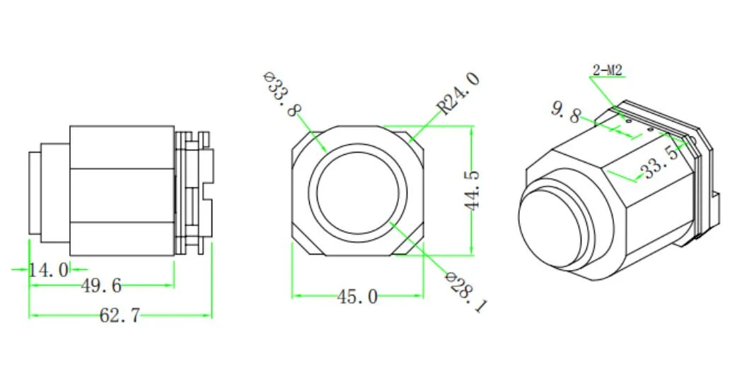 TB-HM8404 4MP 4X Optical Zoom No-Distortion Sony Starlight CMOS HD IP Network Block Zoom Camera Module