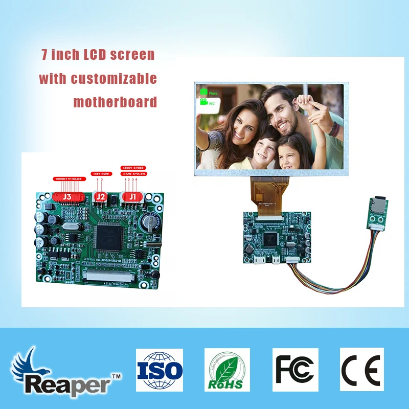 7&quot;IPS TFT LCD Screen 1024*600 Lvds Interface TFT LCD Module Apply for Portable Device