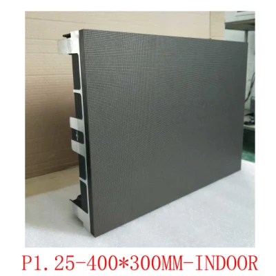 Indoor LED Display P1.25 400mm * 300mm Cabinet HD TV Wall Advertising Screen P2 P2.5 P3 P1.923